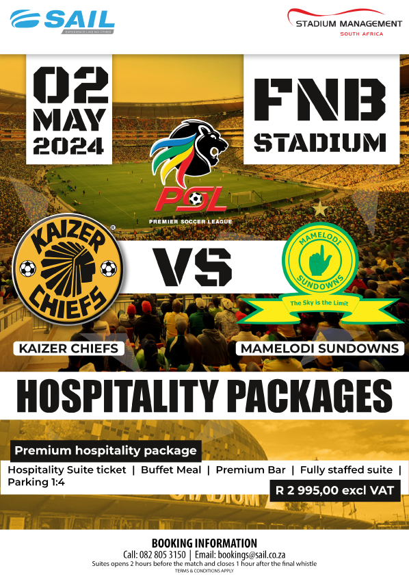 Kaizer Chiefs vs Mamelodi Sundowns 02 May 2024 Flyer
