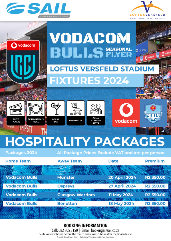 Vodacom Bulls Seasonal Flyer April/May 2024 Flyer