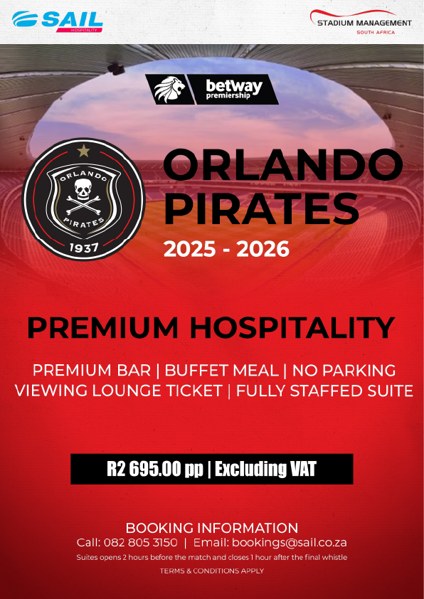 Orlando Pirates 2025-2026 Seasonal Flyer